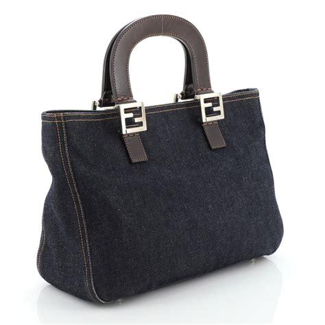 vintage fendi bag flaking|Fendi vintage denim bag.